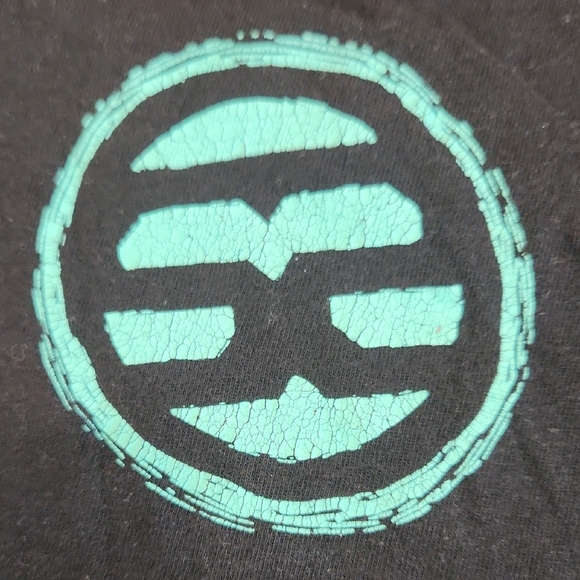 Black and Teal Graphic Tee - Picture 1 of 8